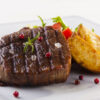 Filé Mignon Assado com Ervas e Batata 